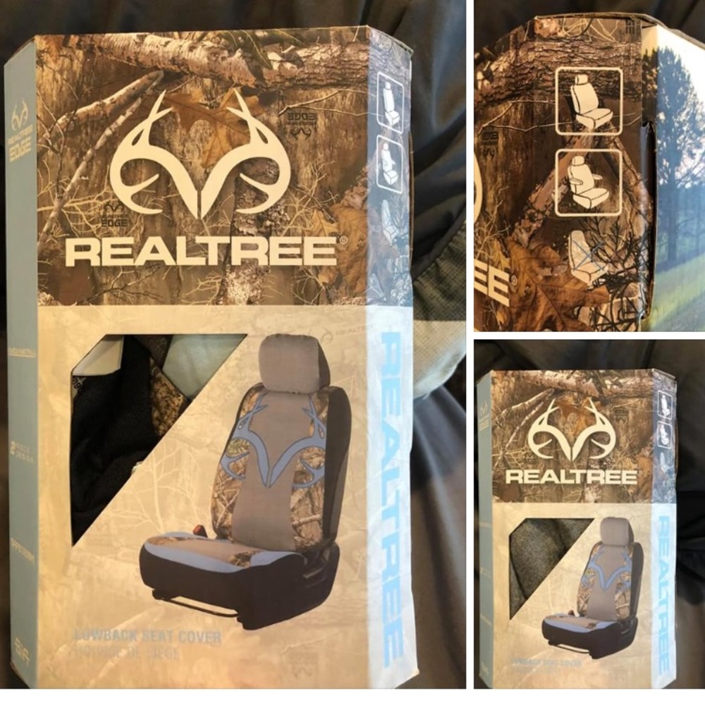 Two real tree seat covers